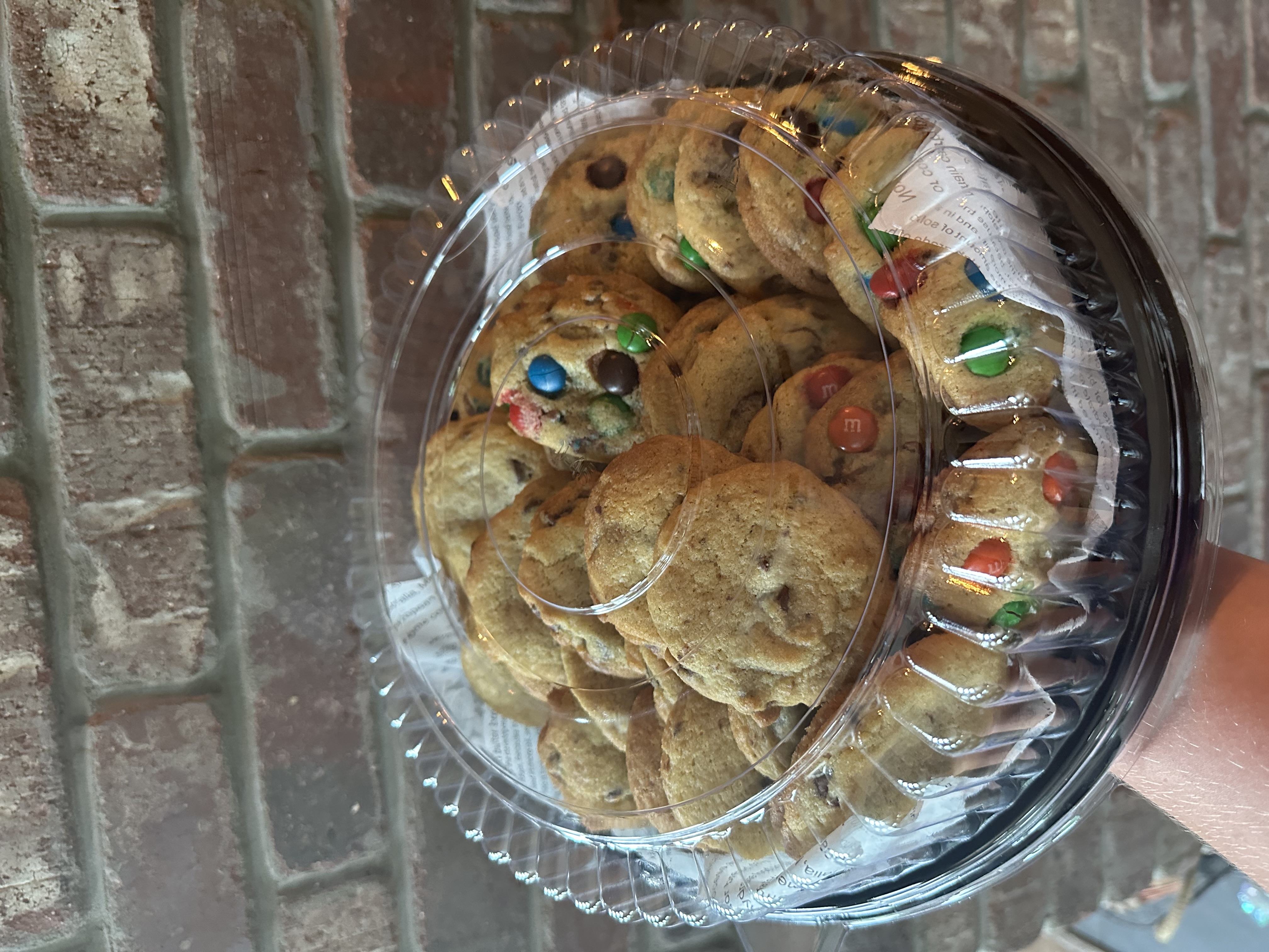 Freshly baked cookies